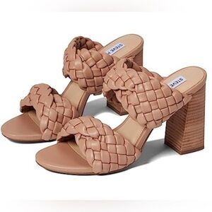 Steve Madden Twisted Heeled Sandal - Nude